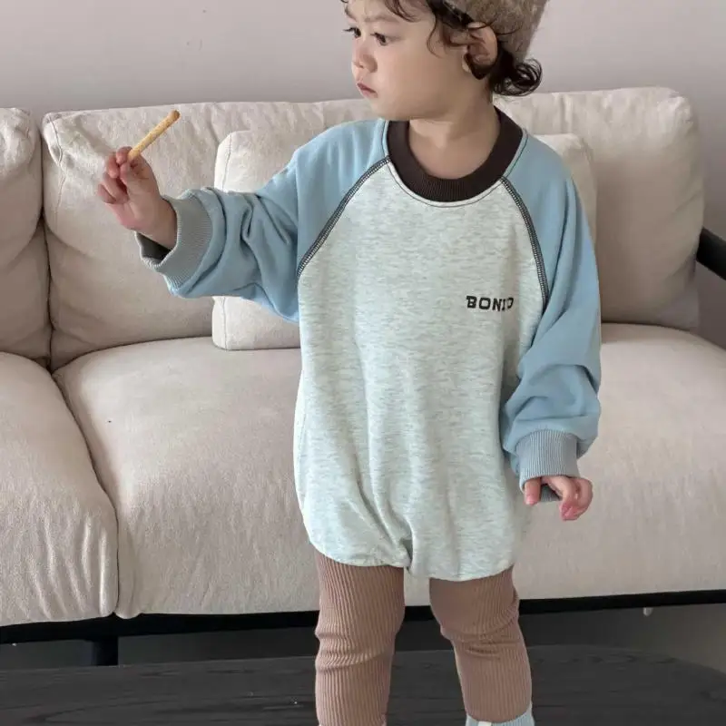 2025 Autumn New Baby Long Sleeve Letter Print Bodysuit Newborn Cotton Casual Jumpsuit For Boys Girls Toddler Clothes 0-24M