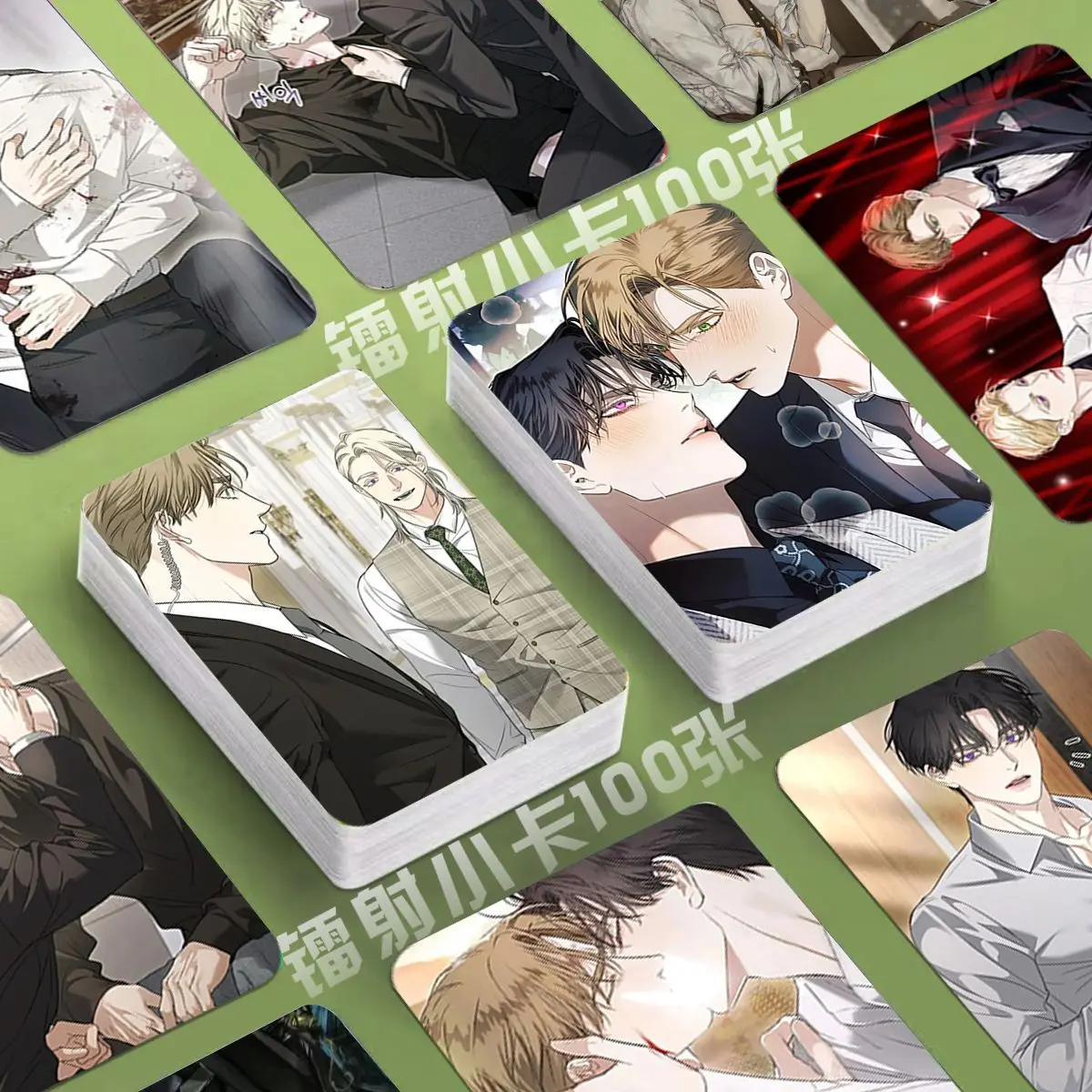 100 Pcs/set Kiss Me if You Can Lomo Card Album Characters Photocard Fans Collection Cards