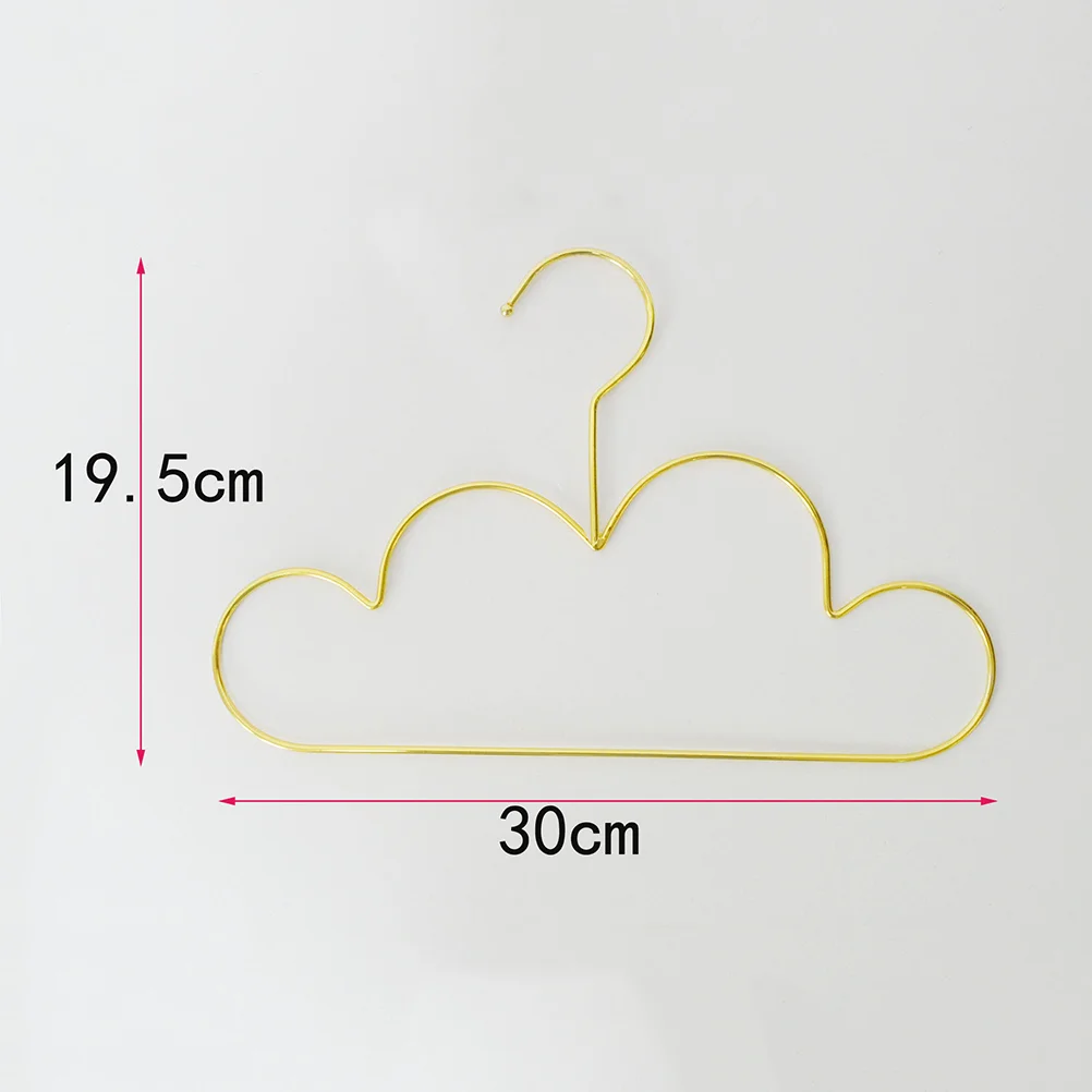 4PCS Cloud Clothing Kids Kids Clothes Hanger Coat Decorative Metal Clothes Hangers Home Storage Hangers