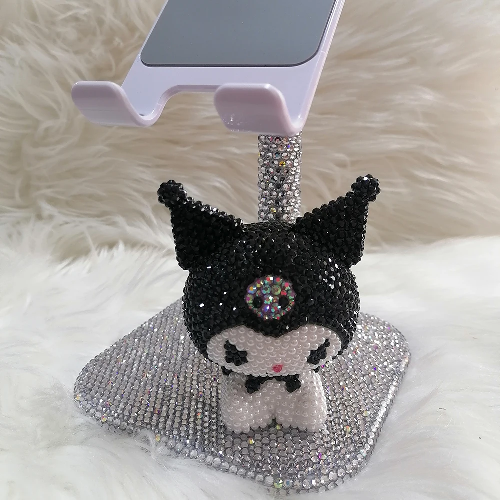 Imagem -04 - Strass Cristal Bling Tablet Stand Suporte para Celular Suporte de Mesa Ajustável Suporte para Smartphone para Ipad Desktop