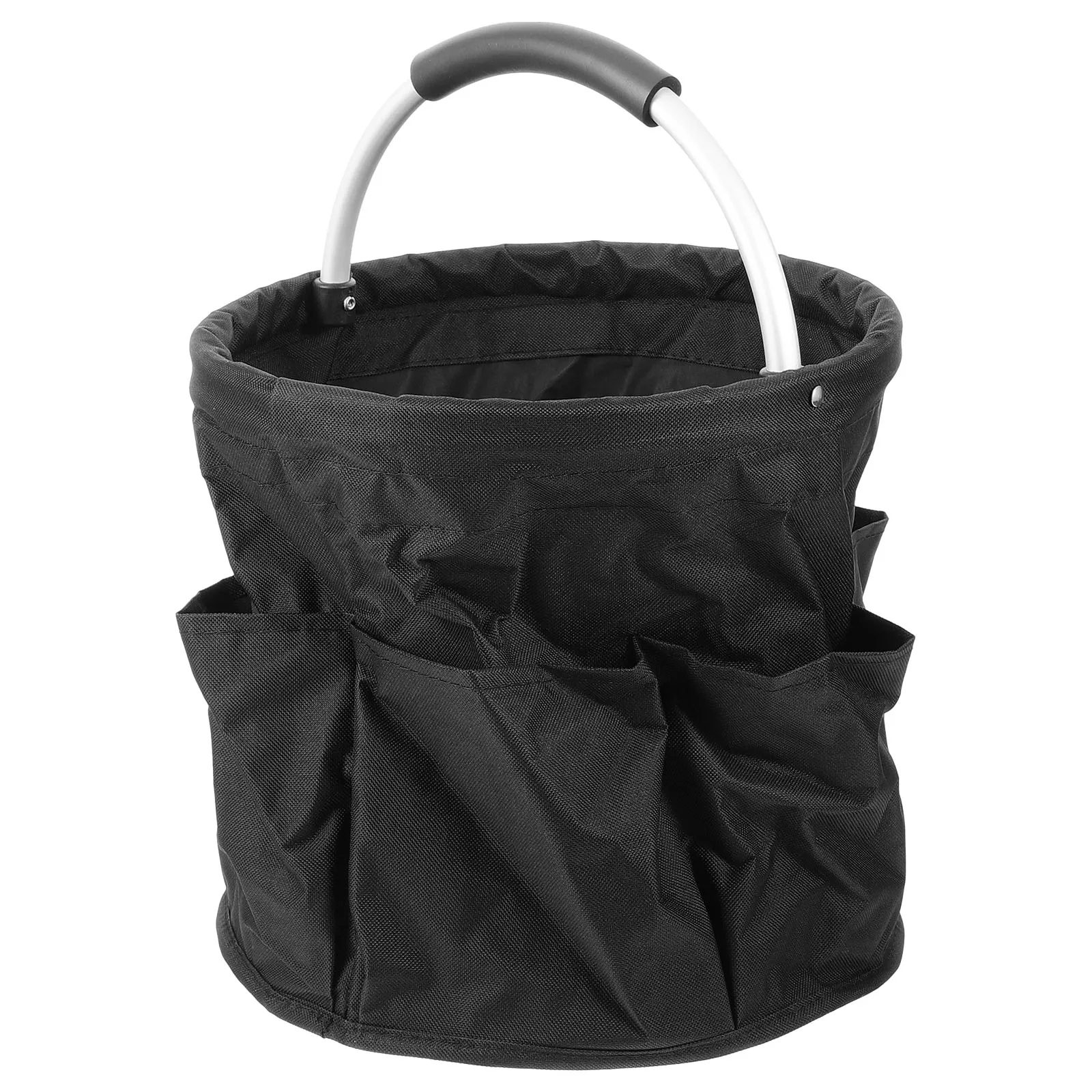 

Foldable Large Capacity Storage Basket Tote Bag for Garden Tools Organizer Waterproof Oxford Cloth Gardening Tool for Camping