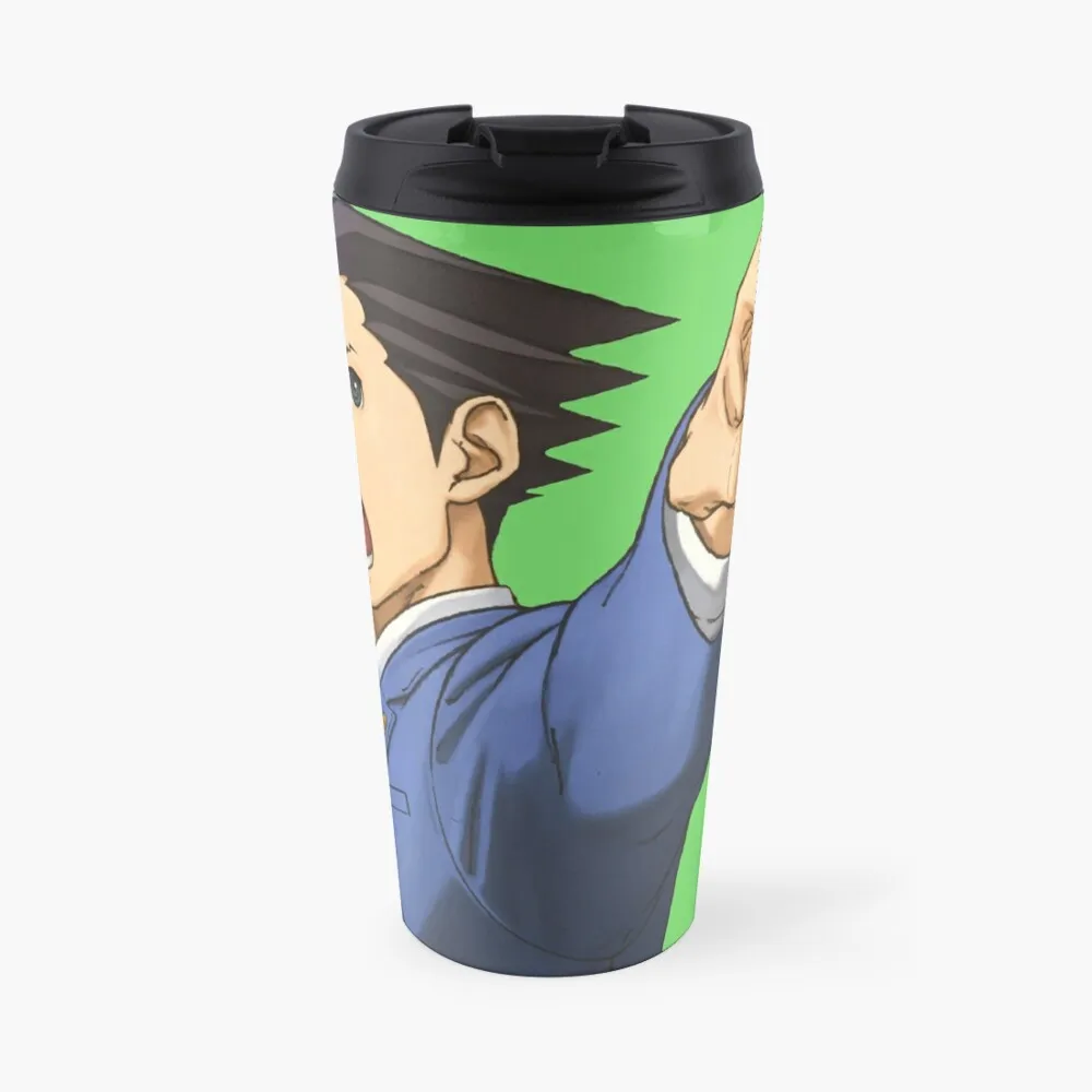 Phoenix Wright - Ace Attorney Travel Coffee Mug Coffee Accessory Cup Coffe Game Coffee Cups