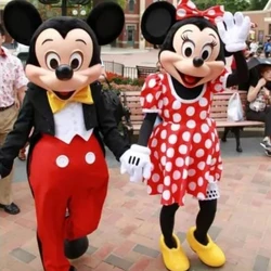 New Mouse Boy Mickey and Mouse Girl Minnie Cartoon character costume Mascot Advertising Costume Party Animal carnival