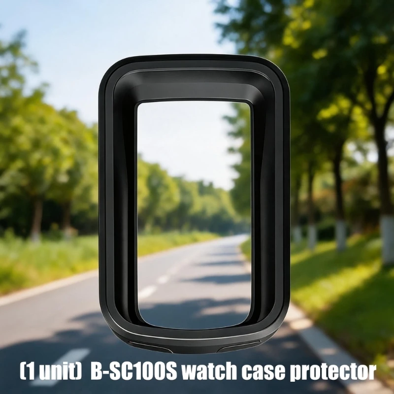 Shaped Silicone Bike Computer Case, Quick On Cover for BSC100S BSC 100S Daily Commute Carry, Road Training Storage Use, Button