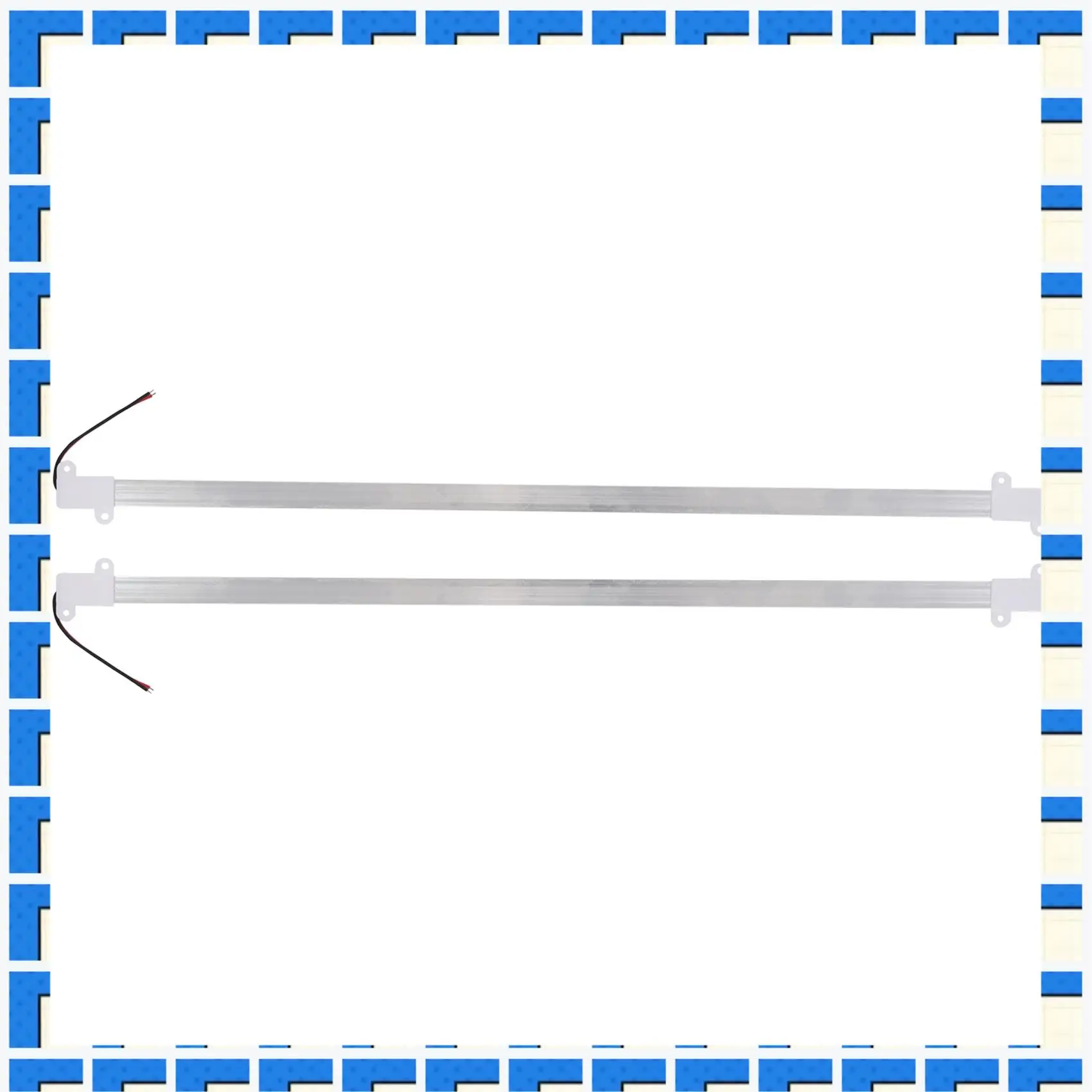 

ABNG 4X 50CM 12V 36 LED 5630 SMD Жесткая полоса света Алюминиевый корпус с торцевой крышкой Теплый белый