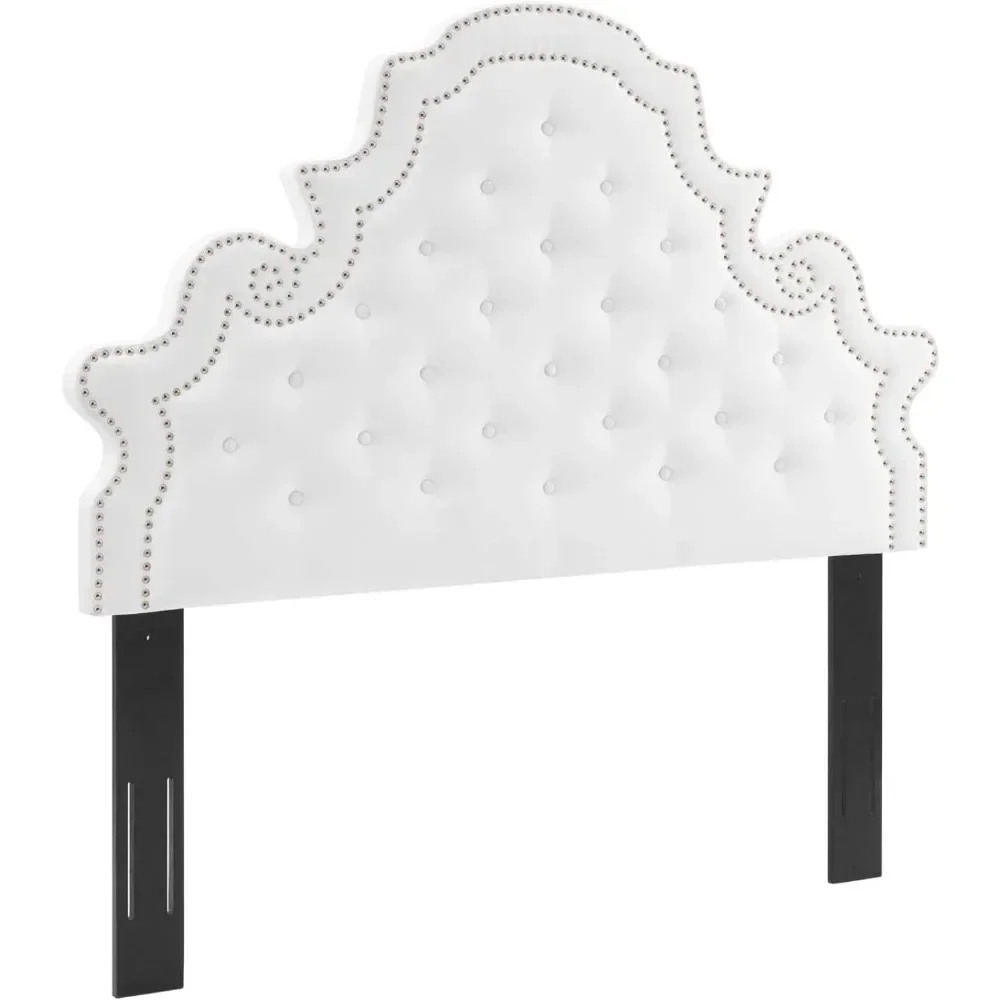 Tufted Performance Velvet Full/Queen Headboard