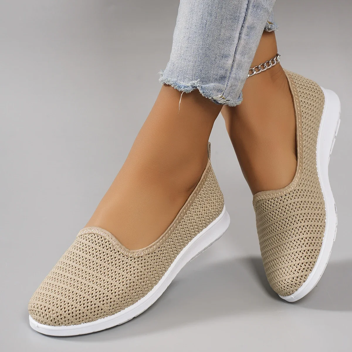 

Pop Women's Summer Breathable Mesh Flat Shoes，women's Shoes，casual Sneakers Shoes, Clearance Free Shipping