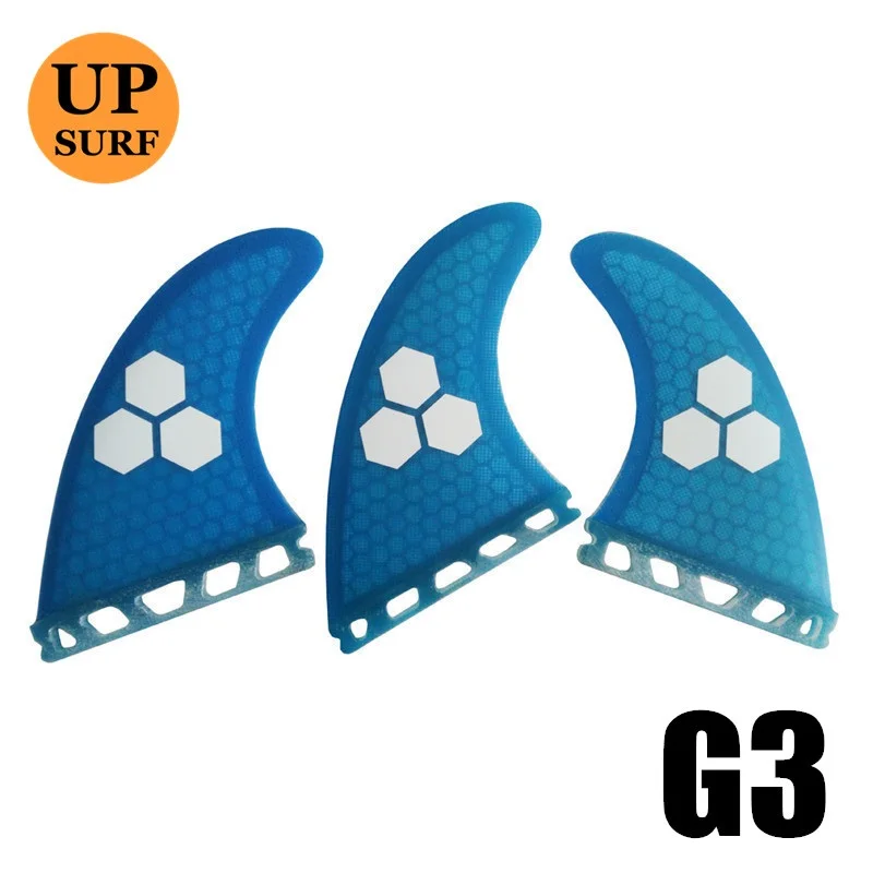 Tri Fin Set Enkele Tabs Vinnen S/M/L Surf Vinnen Surfplank Fin Oranje/Geel/Blauw/Grijs/Groen Met Zwart Logo Honingraat Glasvezel