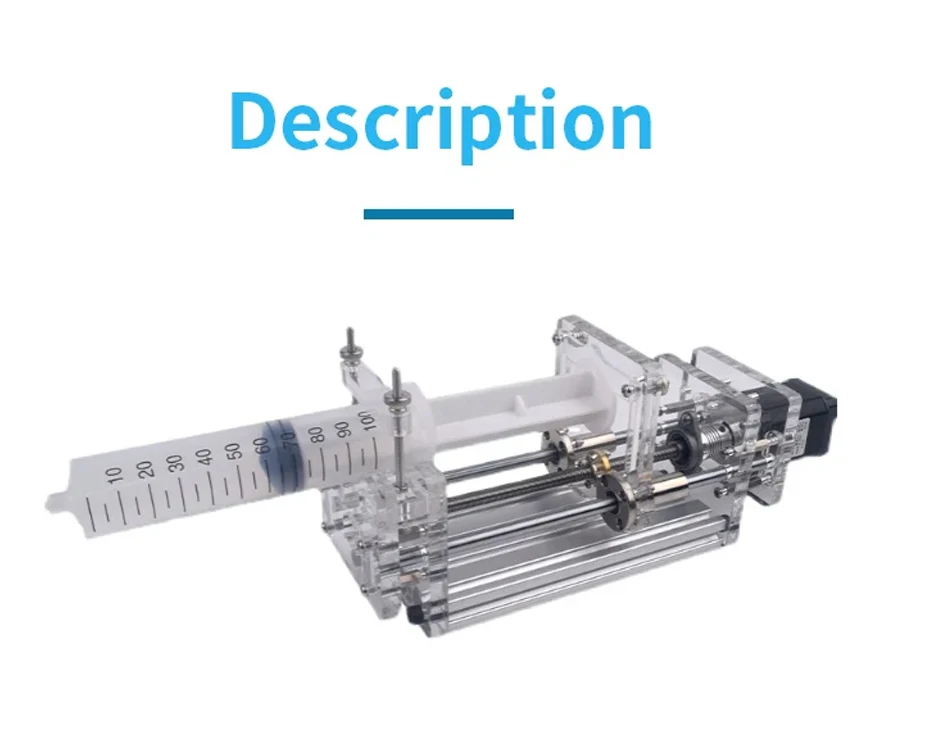 1-150ML Laboratory Micro Syringe Pump Mini Desktop Injection Pump Liquid Glue Dispenser Electric Injection Pump DC 12V