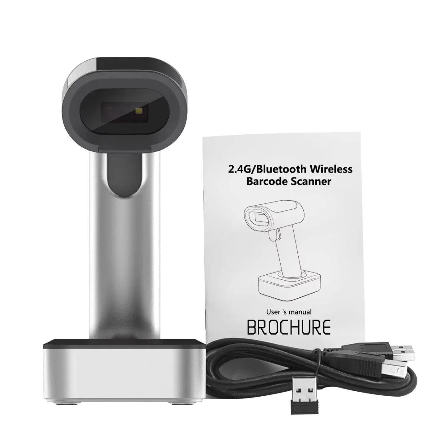 2D BT Handheld Barcode Scanner With Charging Base