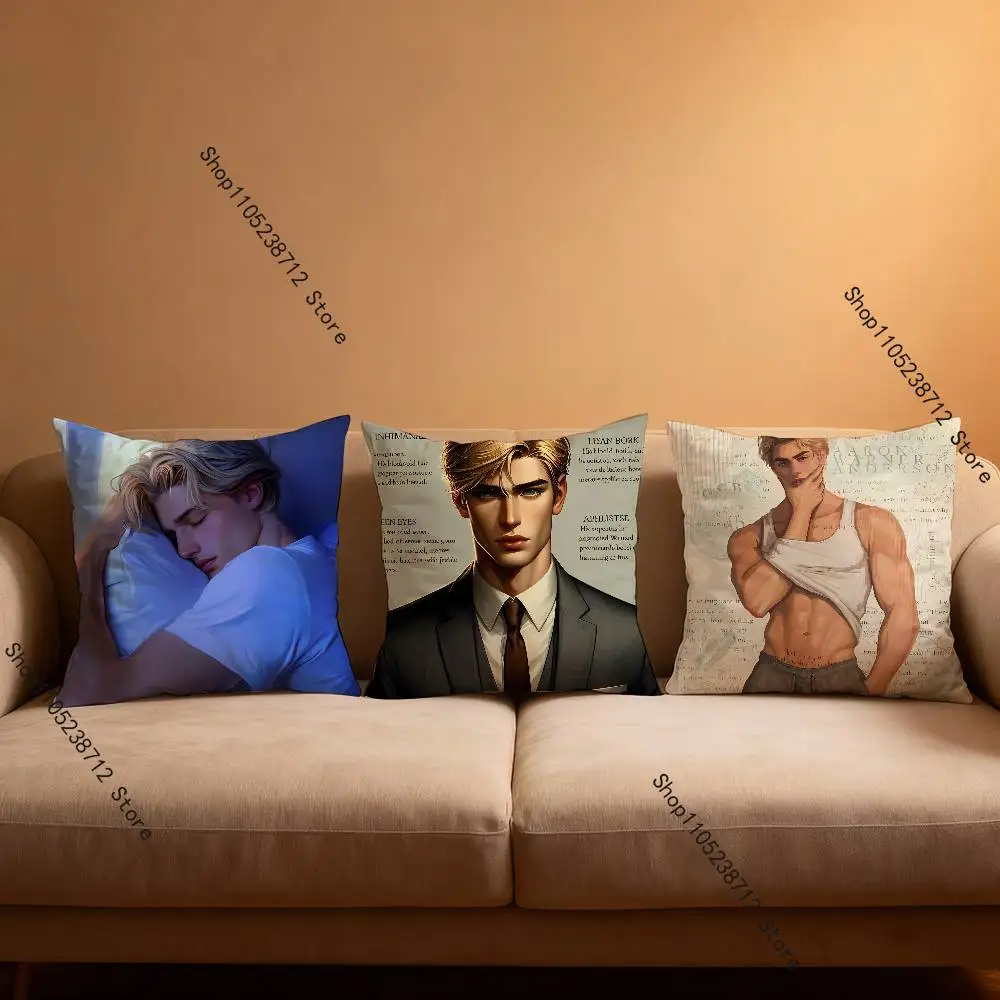 A-Aaron Warner S-Shatter Me Pillow Case Plush Fabric Soft Pillowcase Double Sided Print Sofa Cushion Cover Throw