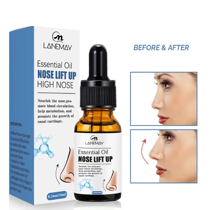 10ml Nose Lift Up Essential Oil Heighten Rhinoplasty Oil Nose Up Heighten Rhinoplasty Pure Natural Care Thin Smaller Nose