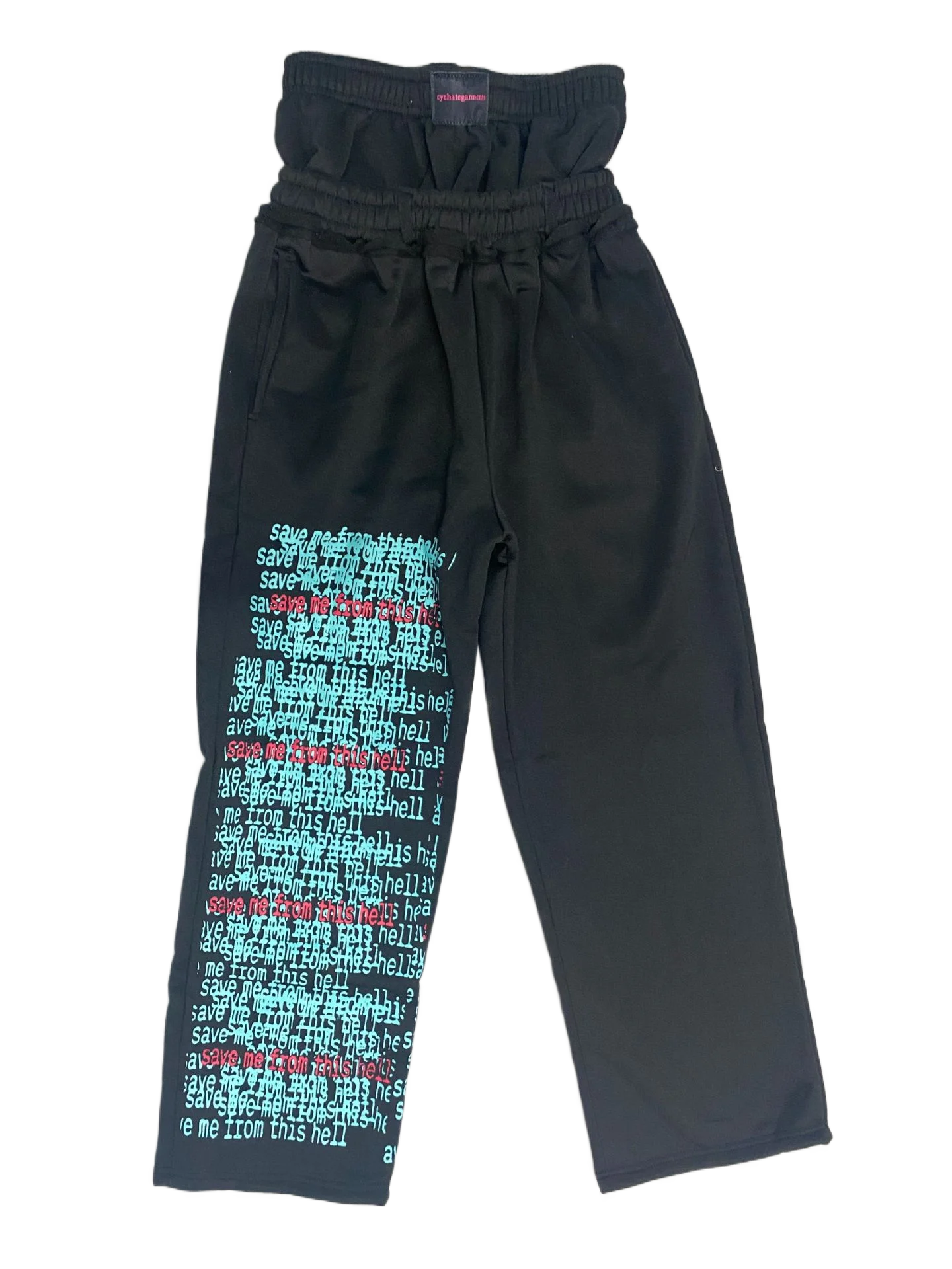 Y2K Style American Work Pants, Hip-hop Gothic Style Long Pants, Letter Patches, Double-layer Vintage Design, Loose-fitting Long