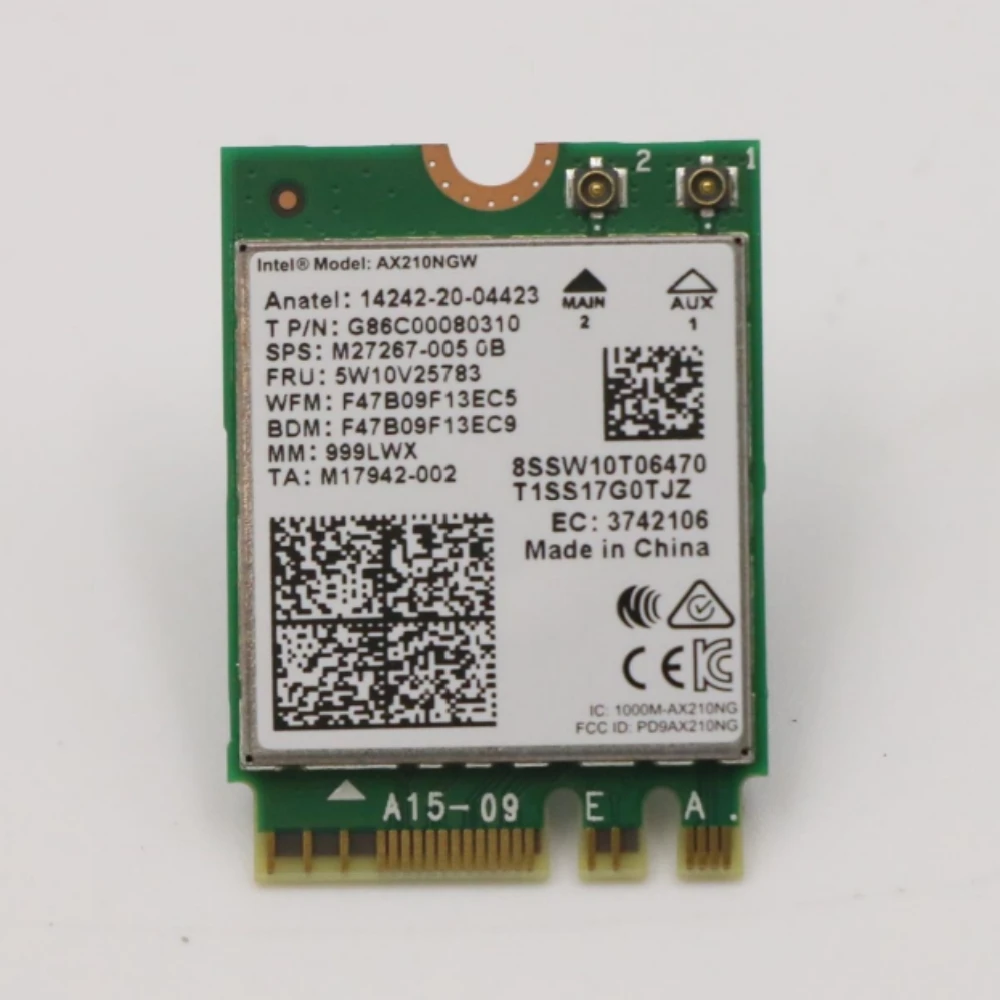 AX210NGW For Lenovo P620 PX Workstation p7 intel l14 gen K14 Series 5W10V25783 5W10V25784 WIFI Wireless network card module