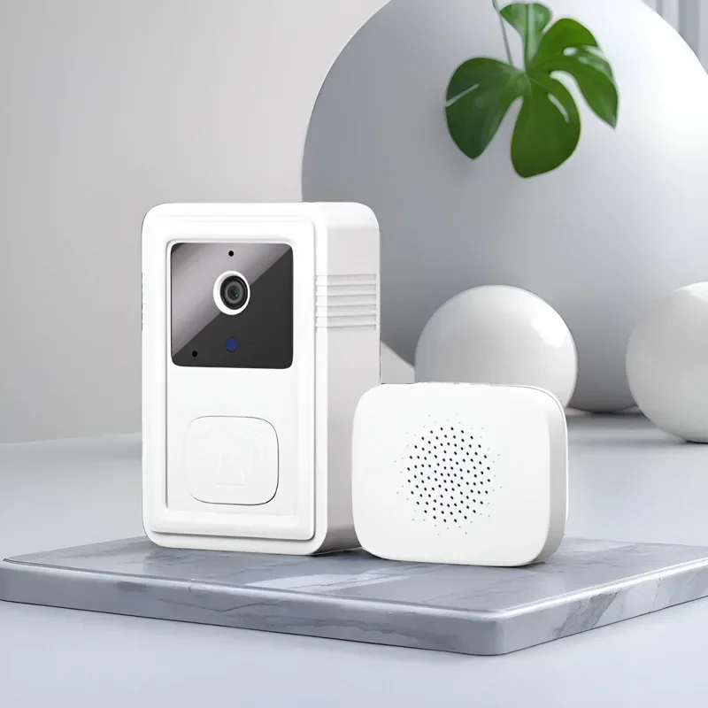 Wireless WiFi doorbell camera video two-way intercom doorbell, smart home voice conversion night vision security capture