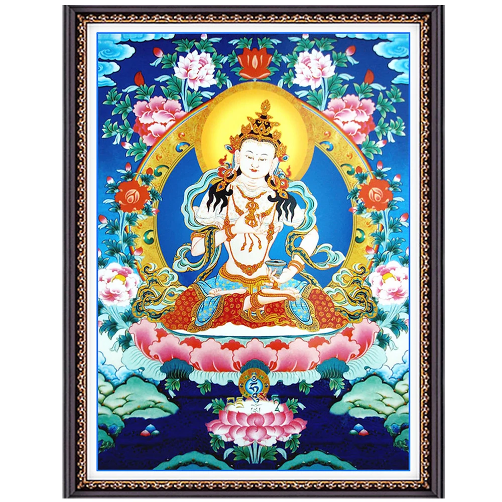 

Набор для вышивания крестиком Royal MonaLisa: Прозрачный алмазный узор Самвара, легко вышивать, хлопковая ткань, китайский стиль, для гостиной, белый