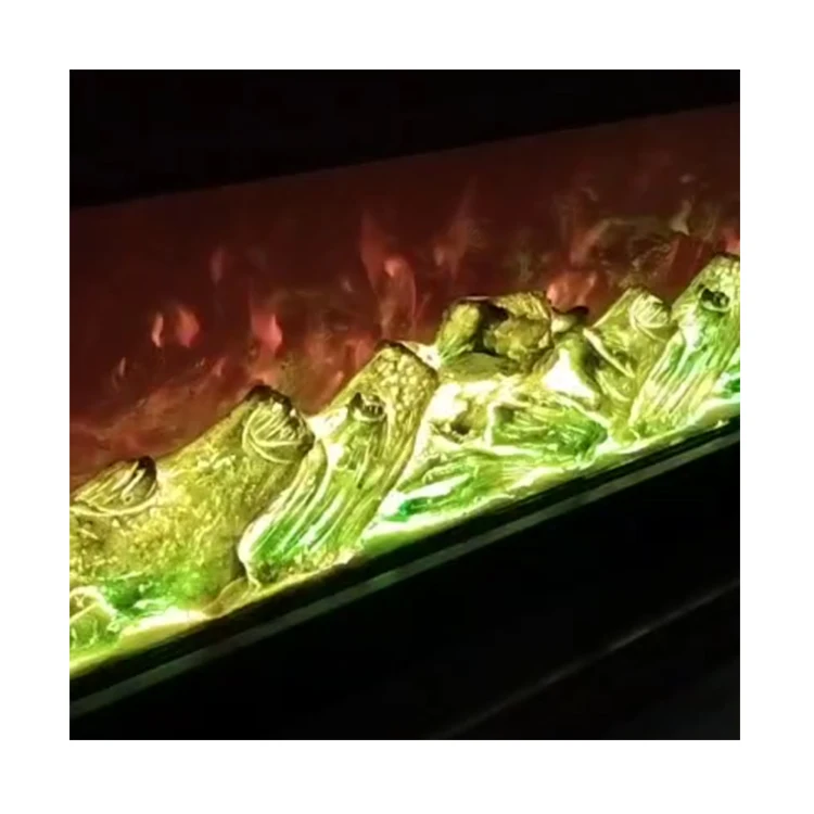 

Светодиодный электрический камин с 3D-эффектом реалистичного пламени, встраиваемый, с дистанционным управлением, для дома и отелей, на английском языке