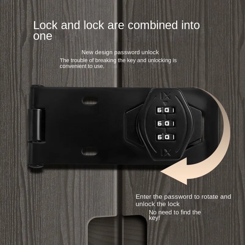 Multipurpose Locks for Storage Cabinet, File Cabinet,High Security Anti-Theft Lock for Door and Cabinet with Password Protection
