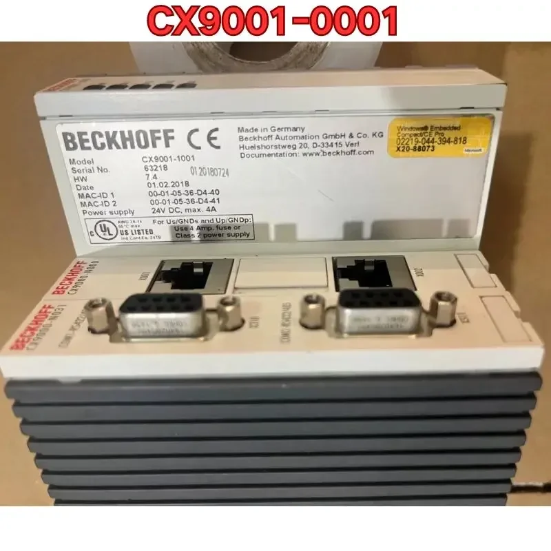 Second-hand PLC module CX9001-0001 function test is normal