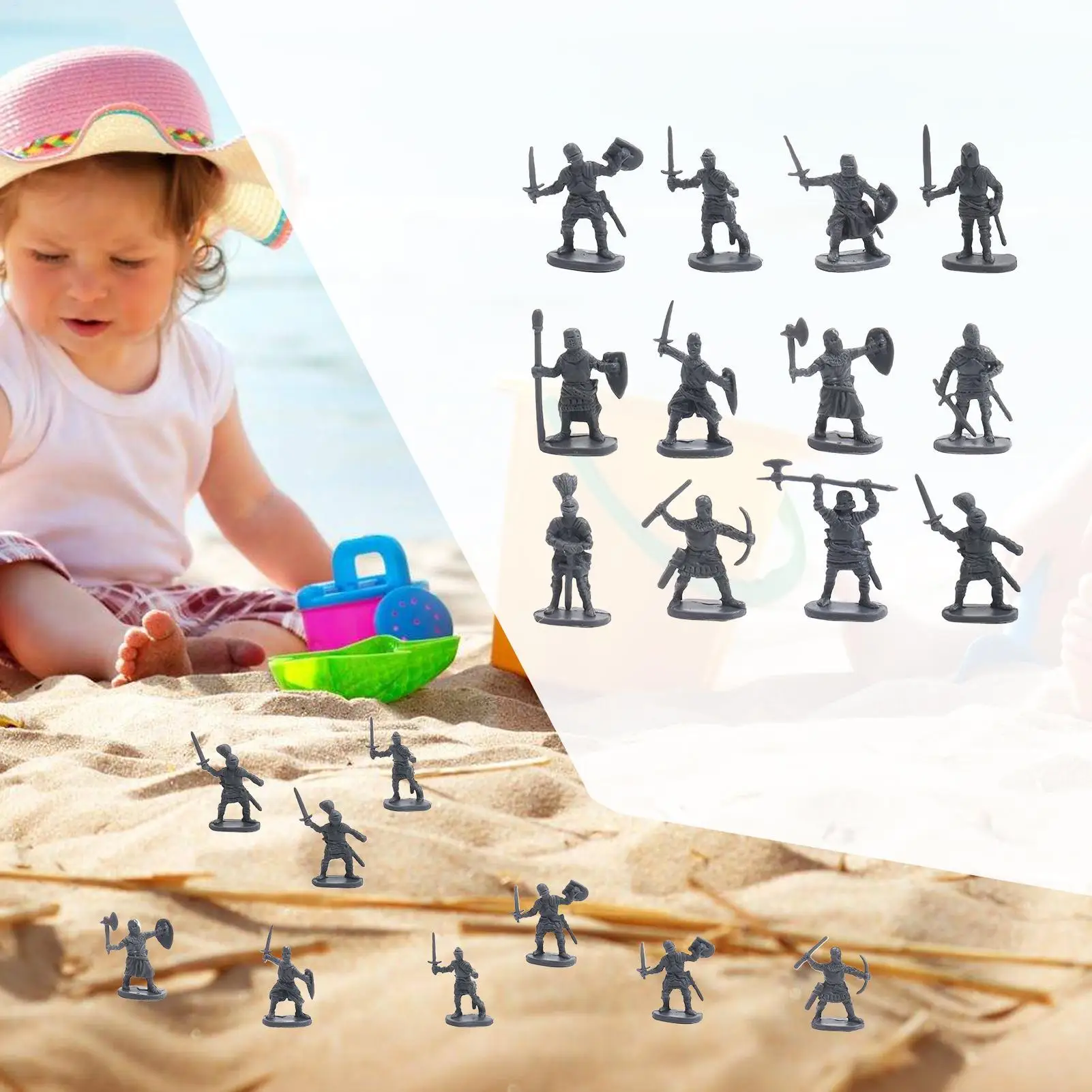 미니 군인 남자 모델 동상 보드 게임 Playsets 액션 피규어, 장난감, 미니 인형, 군인 캐릭터, 어린이 장난감