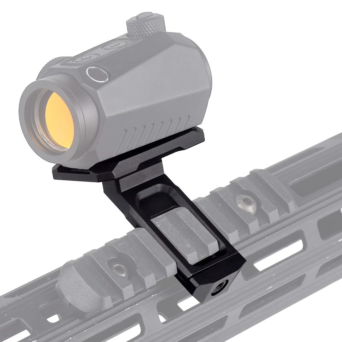 

Новый металл 35 ° /45 ° Офсетное оптическое крепление для T01 T02 RM, голографический кронштейн с красной точкой OM45, 45 градусов, подходит для рейки 20 мм