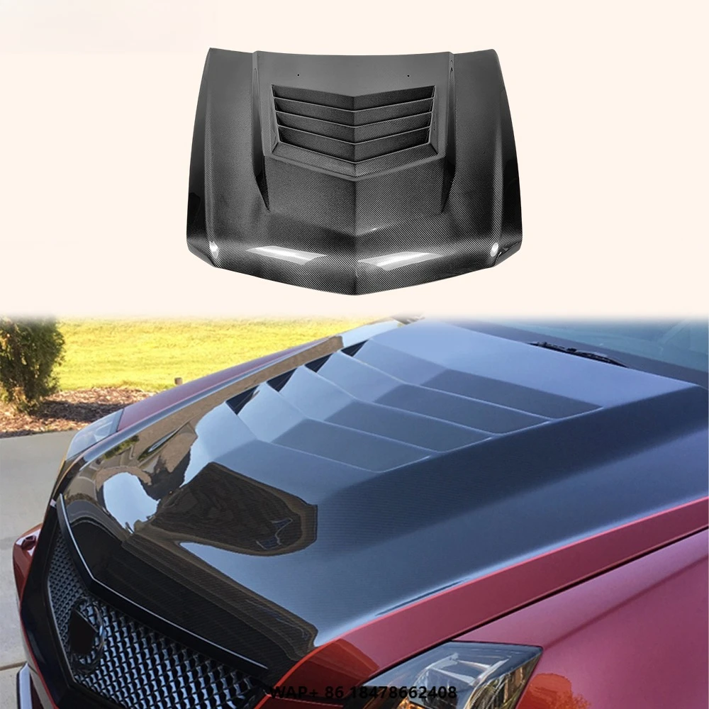 

For Caddilac CTS 08-13 Coupe & Sedan Carbon STA Style Front Vented Cooling Hood