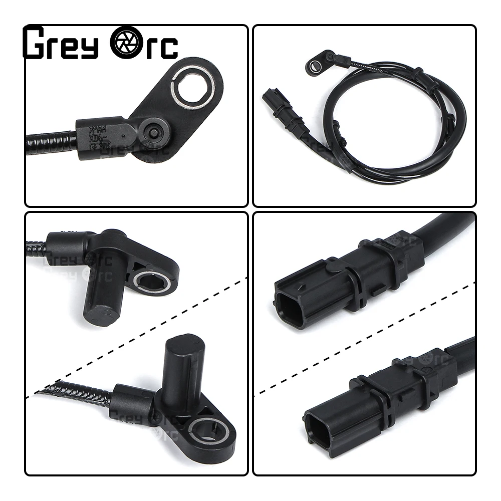 Cable de Sensor ABS del sistema trasero para Kawasaki Ninja400 Z400 Ninja Z 400 2019-2022 Cable de transmisión de señal de freno línea de freno antirrobo