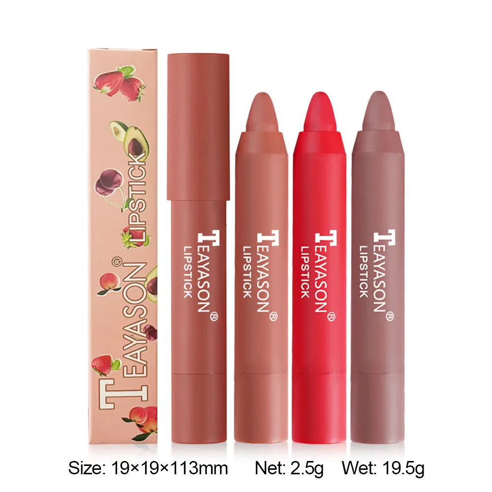 Matte Lipstick Lipstick Color Moisturizing Lip Gloss Easy To Color Lip Glaze Rotating Lipstick Pen