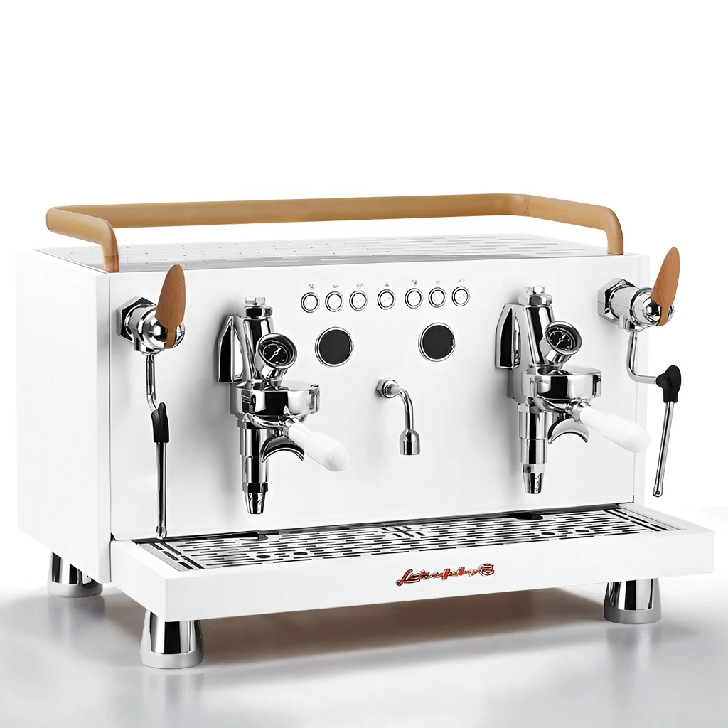 

Hot Sale! New Style Horn Design Lever Espresso Machine | Automatic Commercial with Pressure Gauge | Cafetera for Pub & Bar