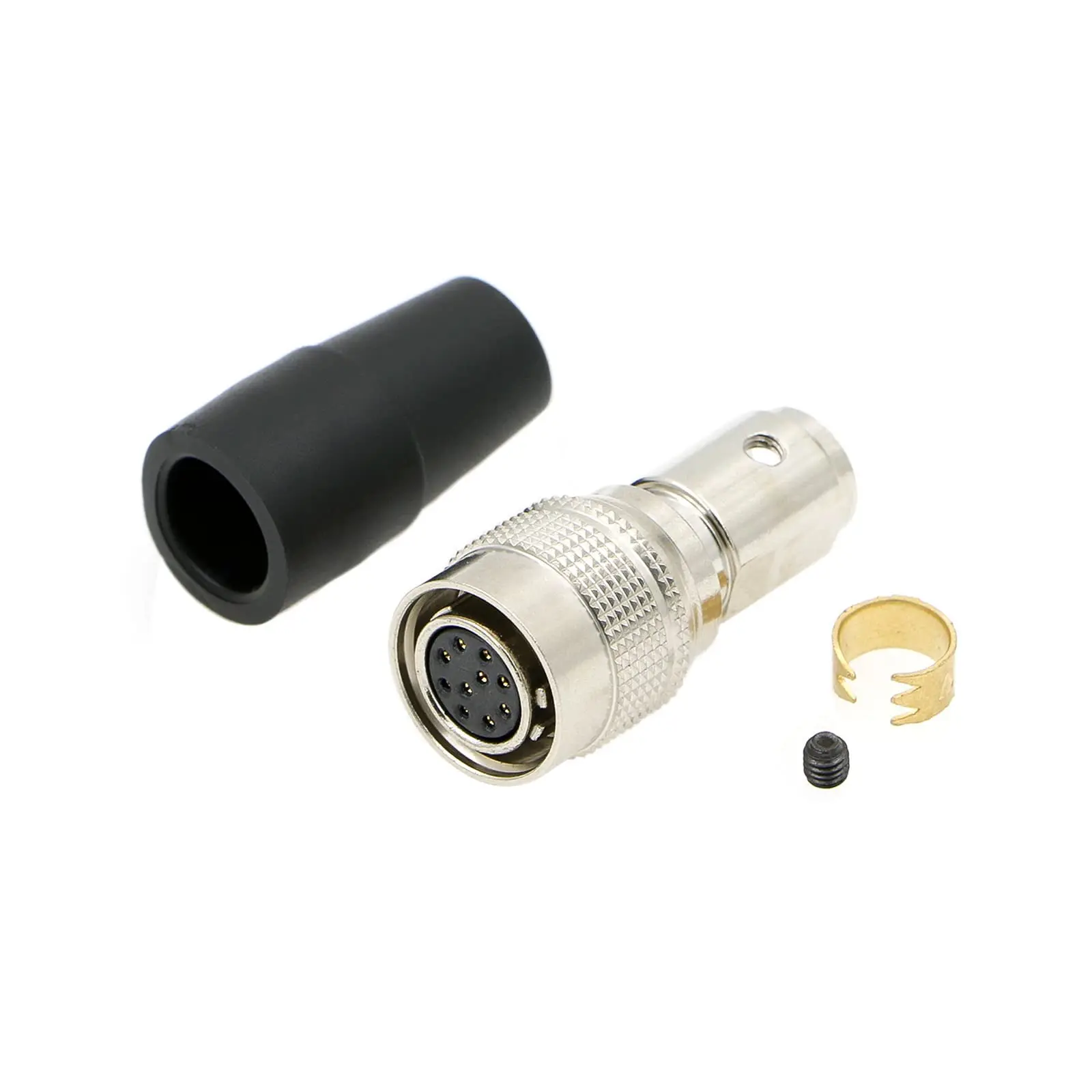 Alvins HR10A-10P-10S Compatible Hirose10 Pin Female Connector for Sony RCP-D50| D51 Remote Panels Push-Pull