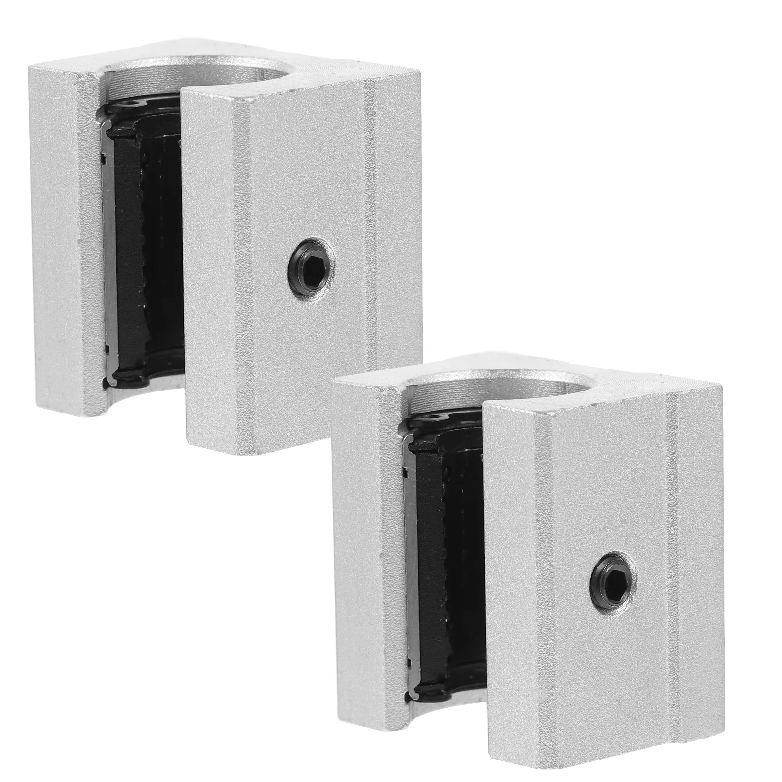 

2pcs Aluminum Alloy Linear Guide Rail Bearing Block Sliding Track for CNC 3D High Thermal Conductivity Open