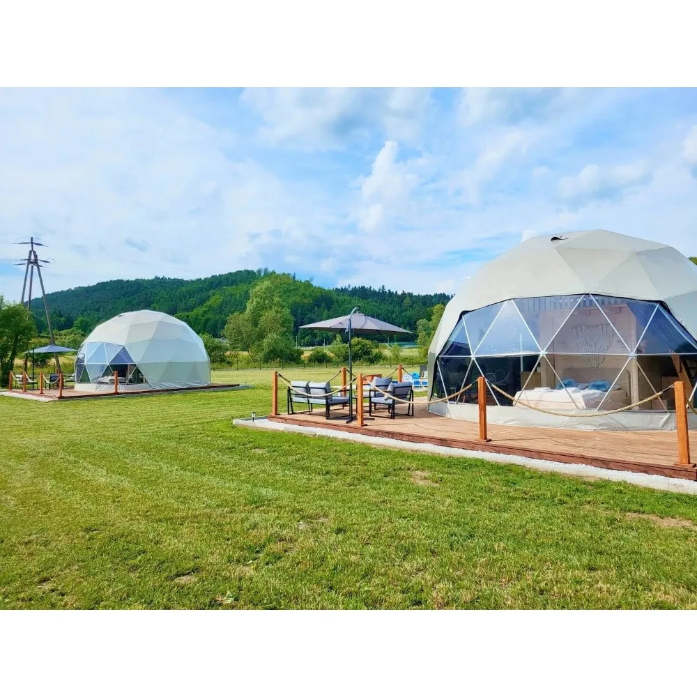 Premium Geodesic Dome Tent for Eco Resort Farm Stay Outdoor Accommodation Glamping Business Investment Project