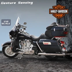 Maisto 1:12 Harley Davidson STREET GLIDE modelo de motocicleta especial Vehículo de juguete colección Shork-Absorber todoterreno Juguetes Coche