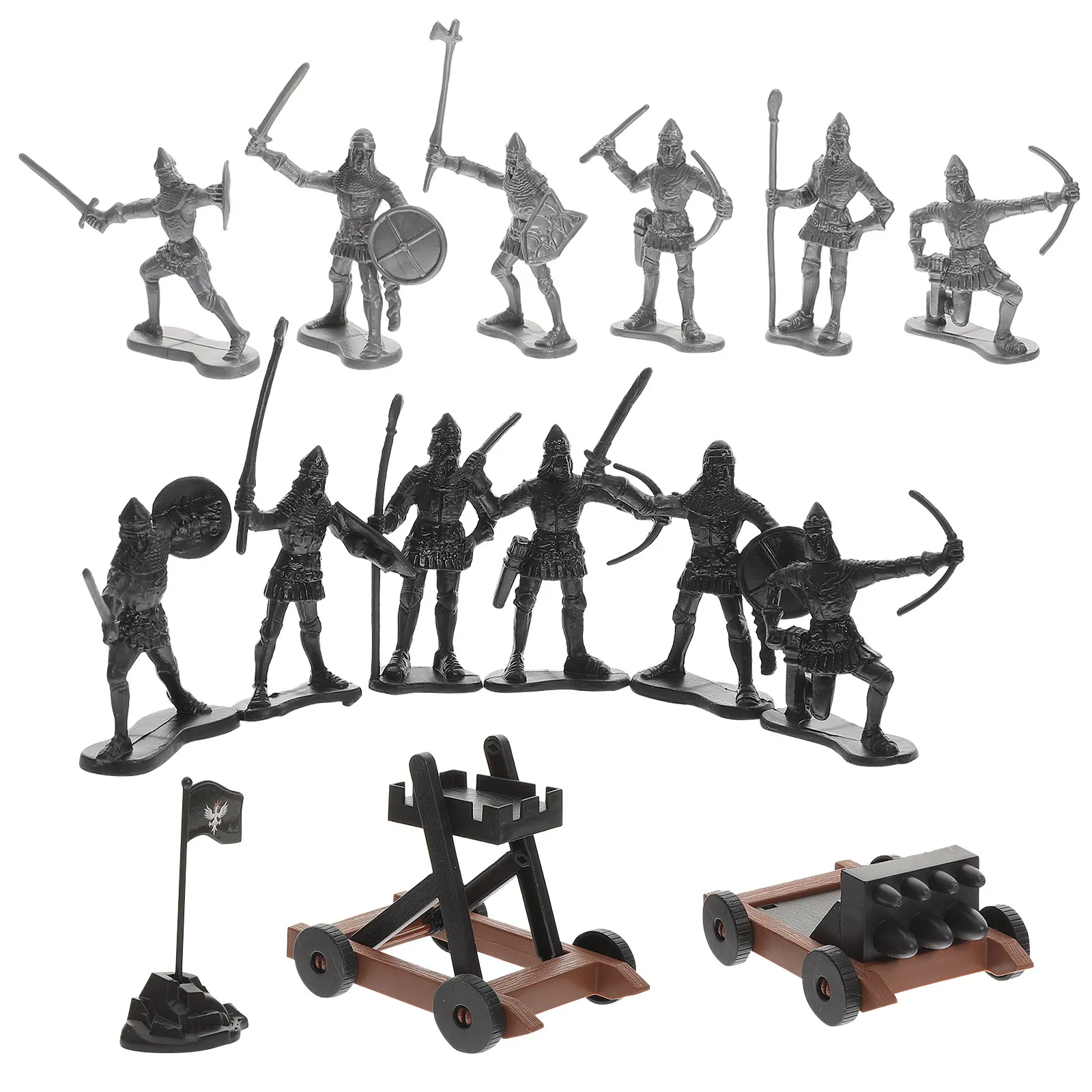 

1Set Military Equipment Simulation Soldier Decor Desktop Display Retro Realistic War Vehicle Ornament for Living Room Office