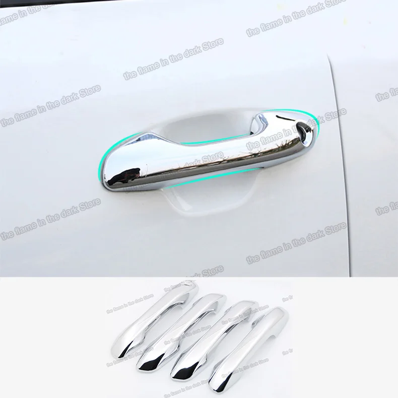 Car Door Handle Cover Chrome Styling for Kia Rio K2 X Line 2017 2018 2019 2020 2021 Kx Cross Exterior Accessories Auto Sticker