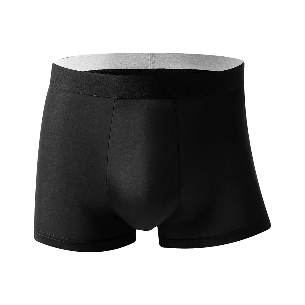 

2XL Ice Silk Boxer Shorts Breathable Underpants Polyamide Spandex Fabric Soft Comfortable Material For Leisure Activities