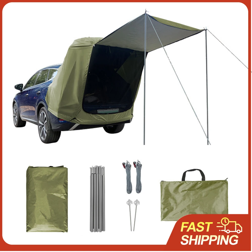 

Палатка на крышу автомобиля, тент-навес для внедорожника, водонепроницаемая, быстросборная, для кемпинга, рыбалки, пикника, пляжа, отдыха на природе, путешествий