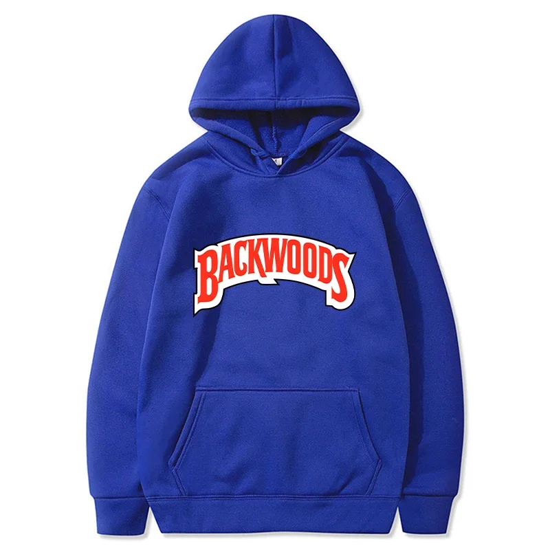 Backwoods Hoodies Men Fashion Letter Graphic Printed Sweatshirts Women Casual Harajuku Streetwear Hooded Pullover Sportwear