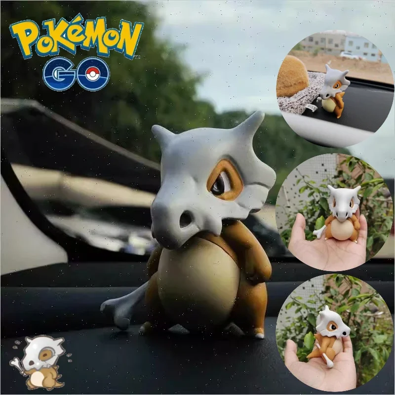 8 см Pokemon Cubone аниме фигурка милые статуи настольные украшения автомобильные аксессуары Kawaii фигурки модели детские игрушки подарки