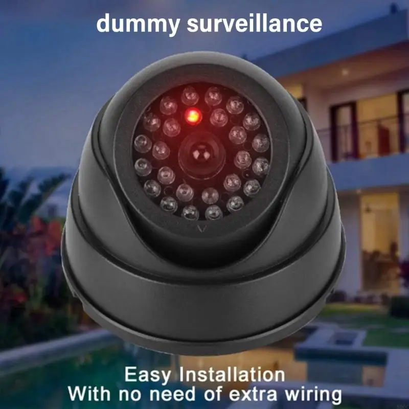 جهاز كاميرا CCTV مقلد مظهر واقعي غلاف بلاستيكي نظام ردع اللصوص المرئي 896C #4