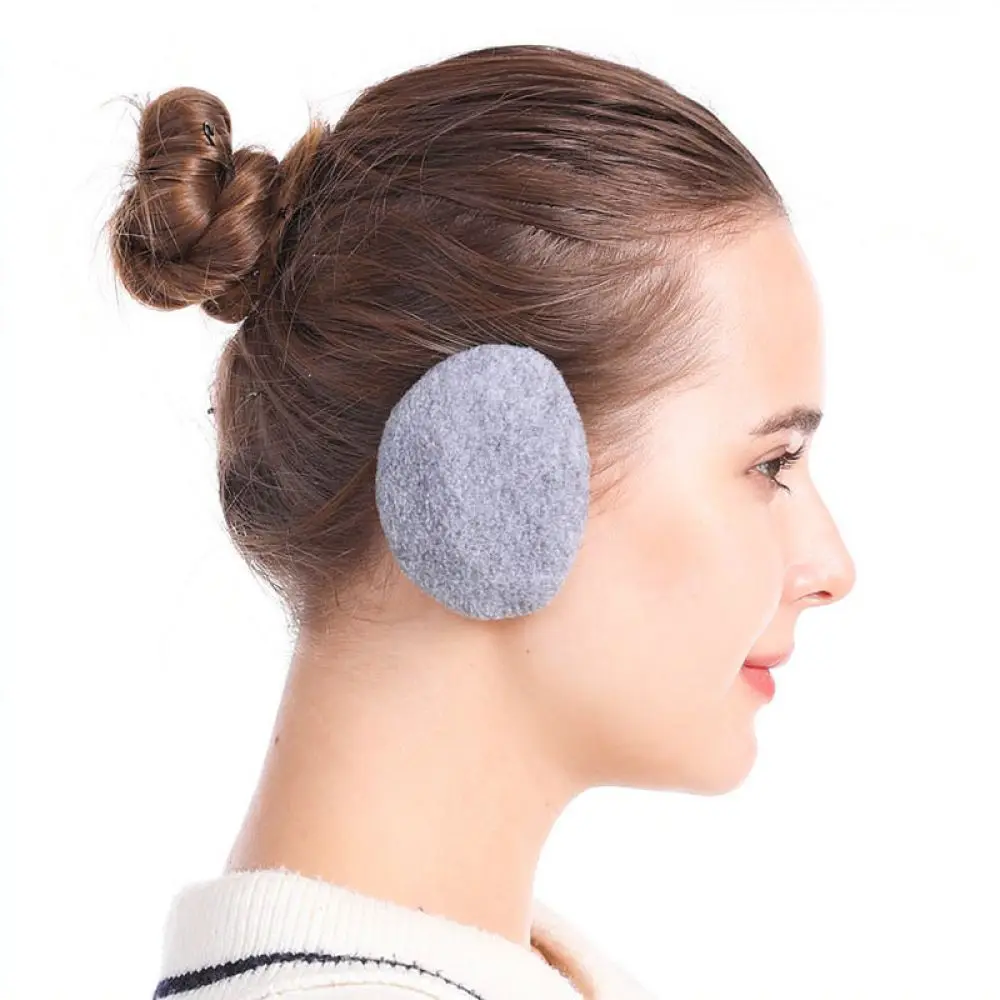 Portable Bandless Ear Bags Winter Windproof Earmuffs Unisex Invisible Ear Warmers Soft Comfortable Ear Covers Protection