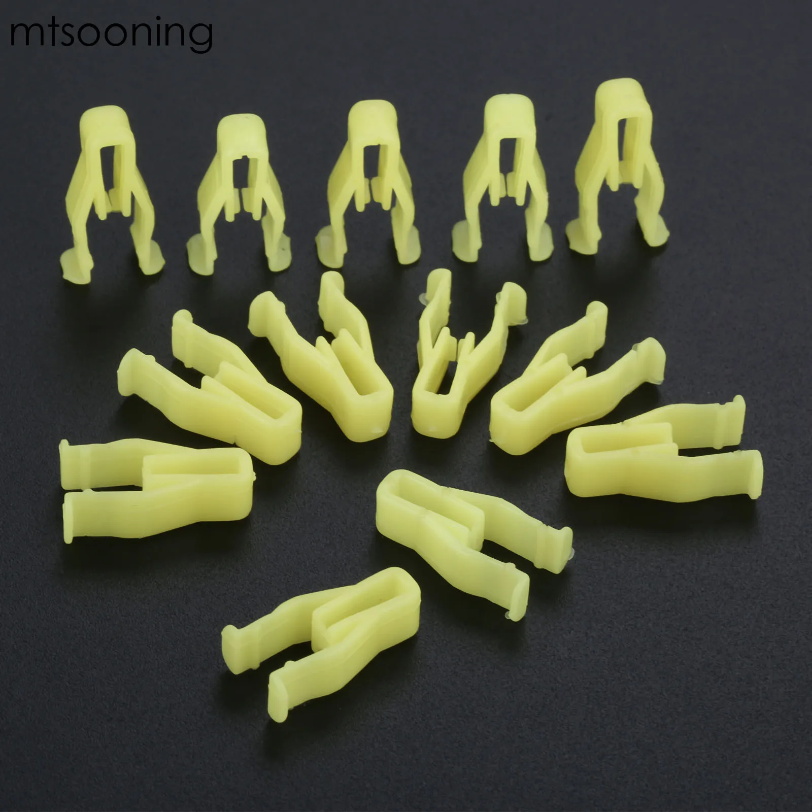 

mtsooning 50pcs Car Trim Plastic Fastener Clip Auot Control Panel Dashboard Clips for BYD Kia Toyota