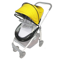 Baby Stroller Insect Net For Uppababy Cruz V1/V2 Alta Minu Pushchair Mosquito Net With Double Zipper Support Rod Foldable