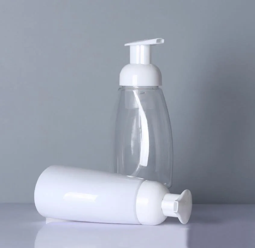 250ML 300ML plastic PET bottle foaming pump facial soap dispenser/cleanser/hand washing lotion emulsion cosmetic packing