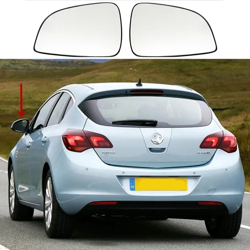 

Стекло бокового зеркала для Opel или Vauxhall Astra H GTC 2009 2010 2011 2012 2013, зеркало заднего вида с подогревом, автомобильные аксессуары