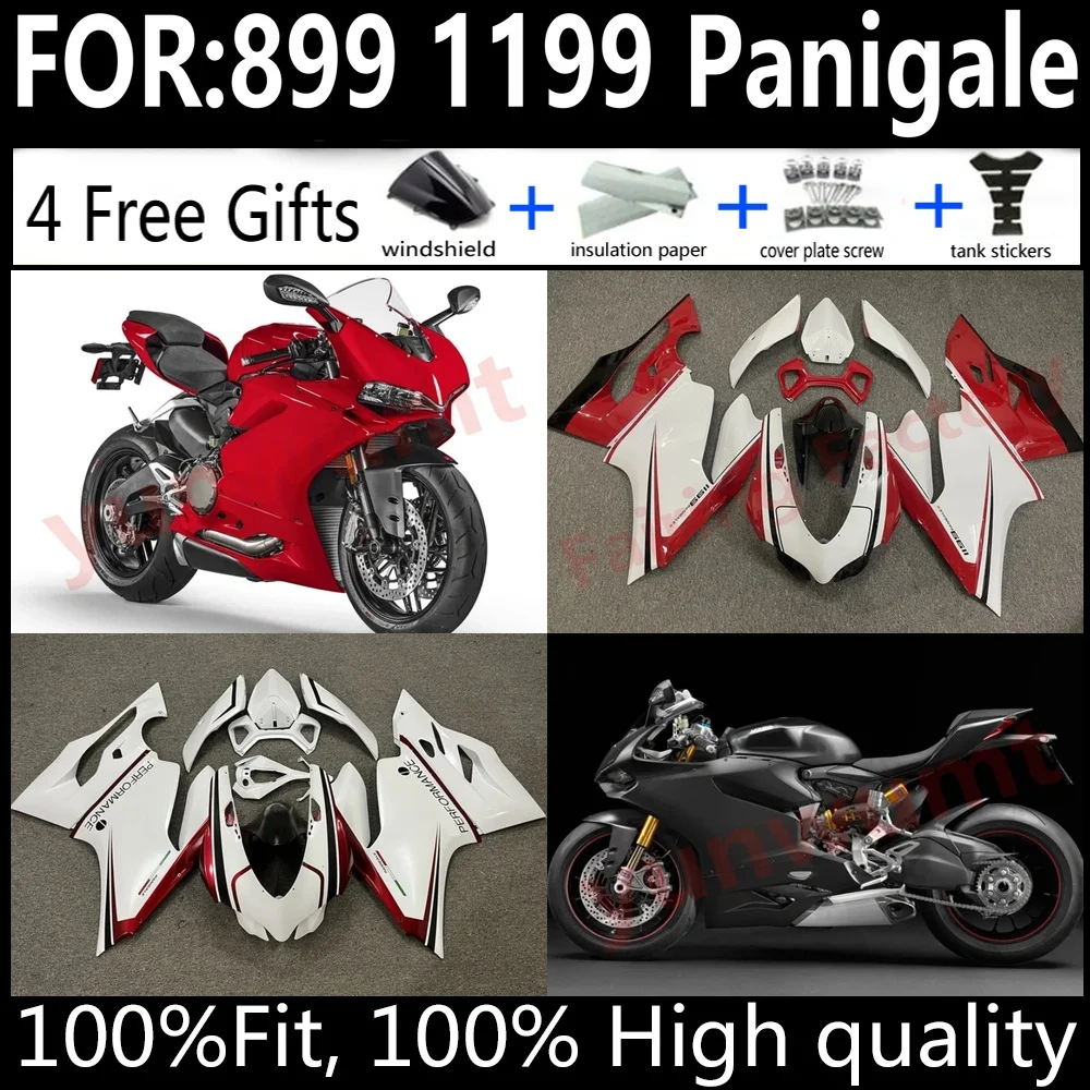 

njection Molded Fairing Kit For Ducati Panigale 899 1199 2012-2015 Bodywork Cowling Set High Quality Factory Direct Fit
