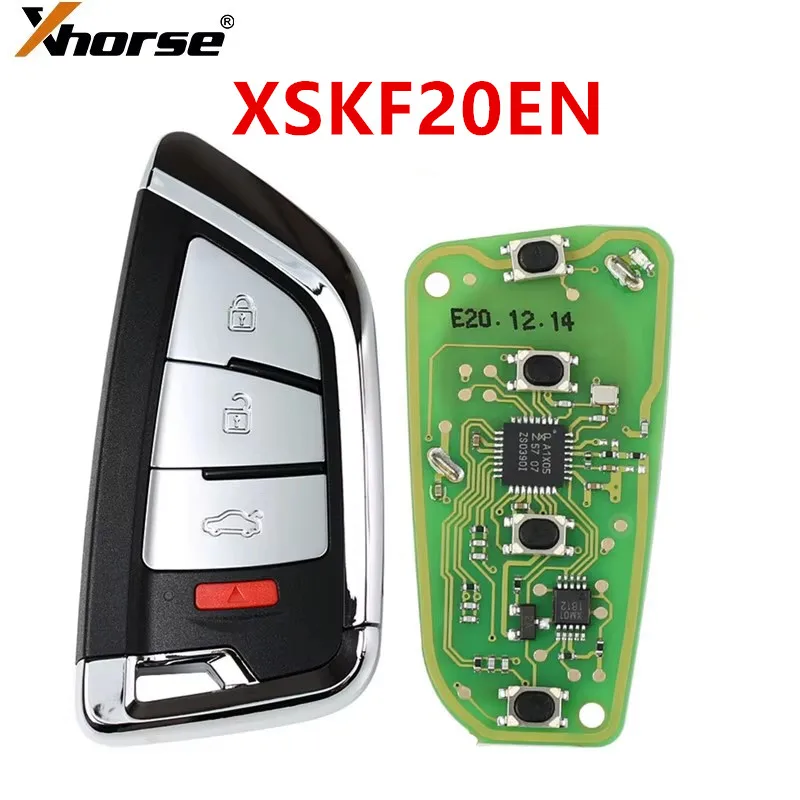 1/3/5PCS Xhorse XSKF20EN Knife Style Universal XS Series Smarty Remote With 4 Buttons English Version
