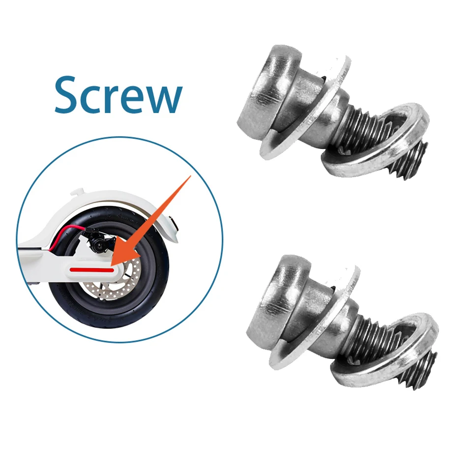 1/2 Set Rear Wheel Lock Fixed Bolt Screw for Xiaomi M365 Pro 1S Electric Scooter Skateboard Wheel Bearing Screw Parts Accessorie