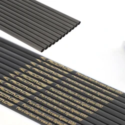 12pcs Pure Carbon Arrow Shaft ID 4.2 mm 31‘’ Spine 300-1500 Carbon Tube For Archery DIY Hunting Shooting