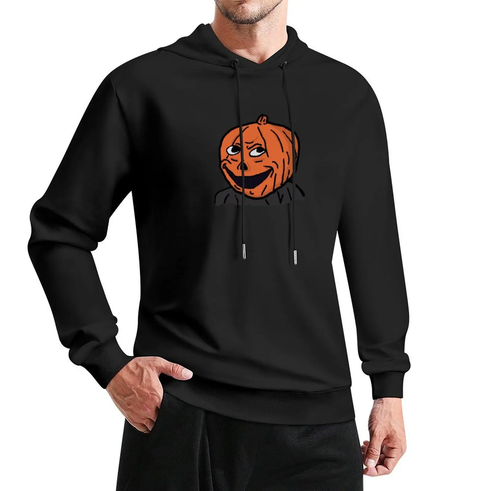 Pumpkin Head From Dick and Dom in da Bungalow Pullover Hoodie hooded shirt anime hoodie